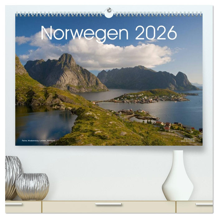 Norwegen (CALVENDO Premium Wandkalender 2026)