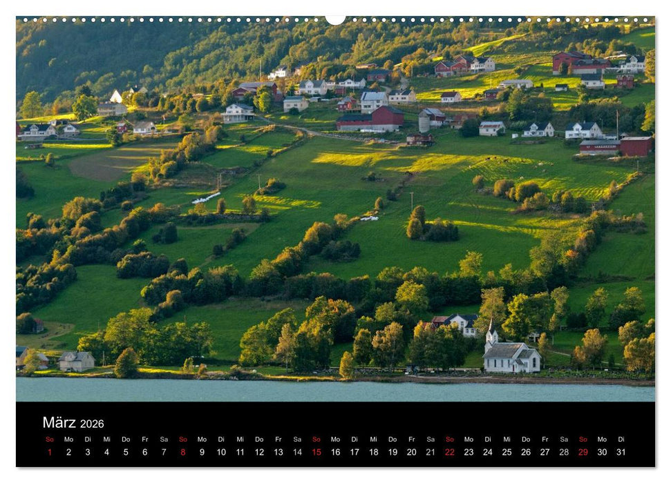 Norwegen (CALVENDO Premium Wandkalender 2026)