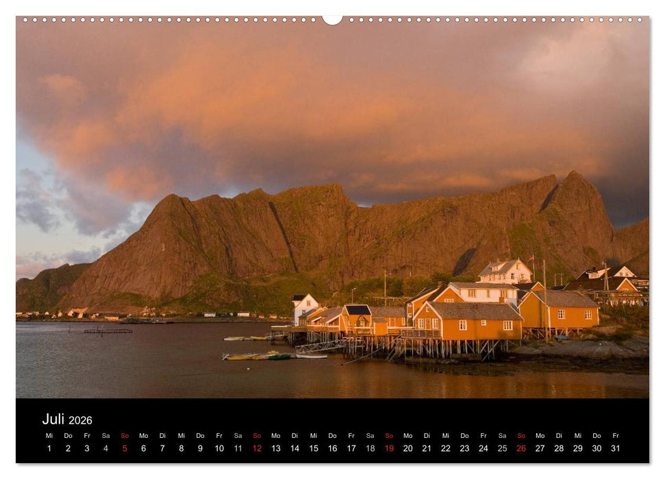 Norwegen (CALVENDO Premium Wandkalender 2026)