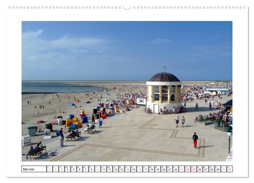 Borkum - Ostfriesische Insel mit Charme (CALVENDO Premium Wandkalender 2026)