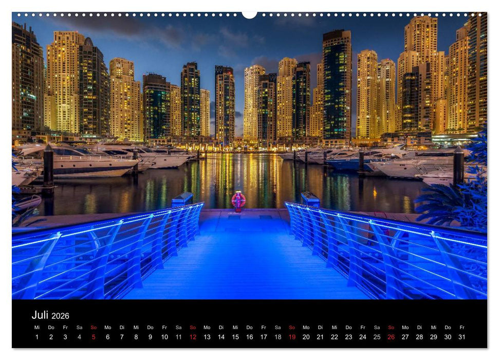 Dubai in Bildern (CALVENDO Premium Wandkalender 2026)