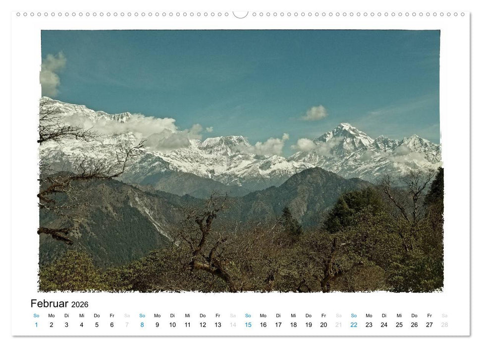 NEPAL GREAT HIMALAYA TRAIL - KULTUR ROUTE (CALVENDO Wandkalender 2026)