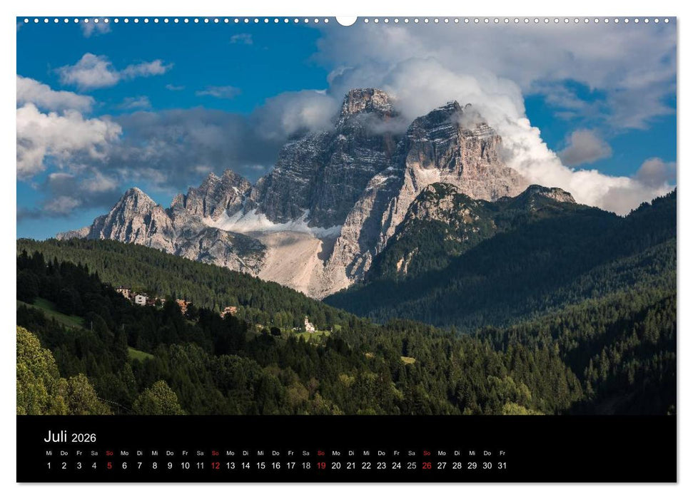 Von Venetien nach Südtirol (CALVENDO Premium Wandkalender 2026)