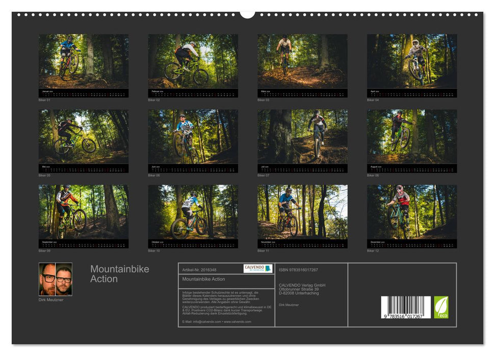 Mountainbike Action (CALVENDO Premium Wandkalender 2026)