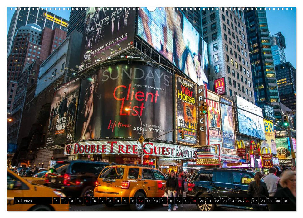 New York City - Zwischen Hudson und East River (CALVENDO Premium Wandkalender 2026)