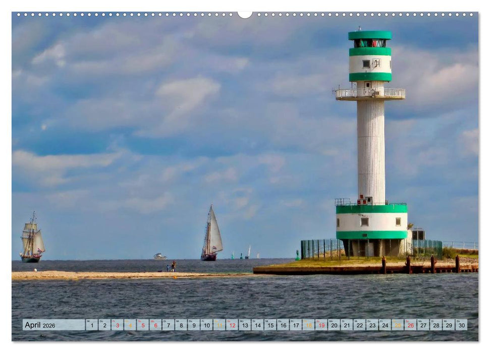 Leuchttürme - maritime Wegweiser in Deutschland (CALVENDO Premium Wandkalender 2026)
