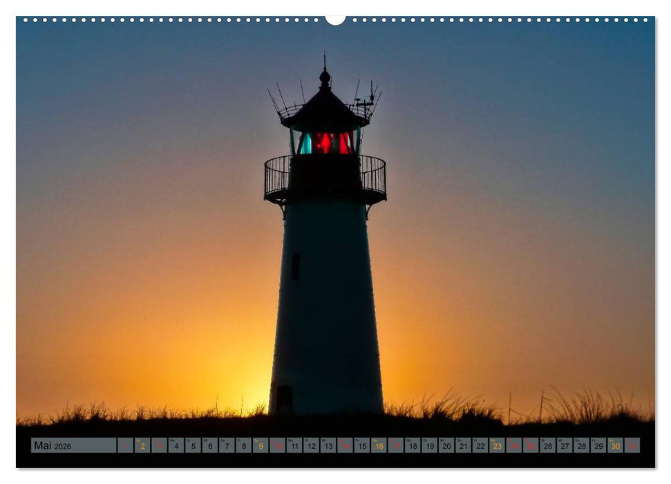 Leuchttürme - maritime Wegweiser in Deutschland (CALVENDO Premium Wandkalender 2026)