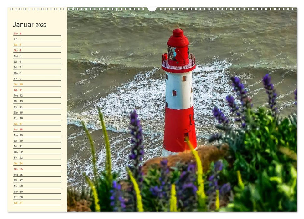 Leuchttürme - maritime Wegweiser weltweit (CALVENDO Premium Wandkalender 2026)