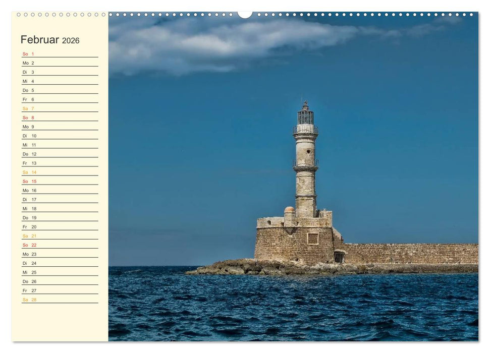 Leuchttürme - maritime Wegweiser weltweit (CALVENDO Premium Wandkalender 2026)