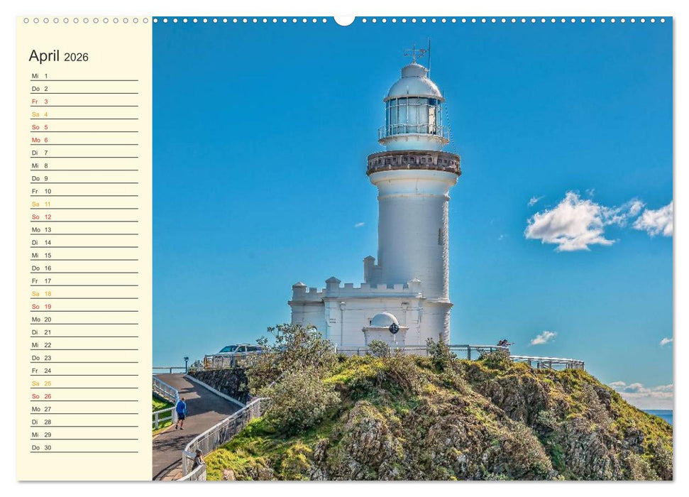 Leuchttürme - maritime Wegweiser weltweit (CALVENDO Premium Wandkalender 2026)