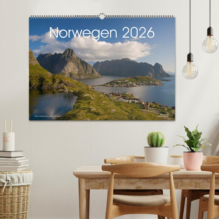 Norwegen (CALVENDO Wandkalender 2026)
