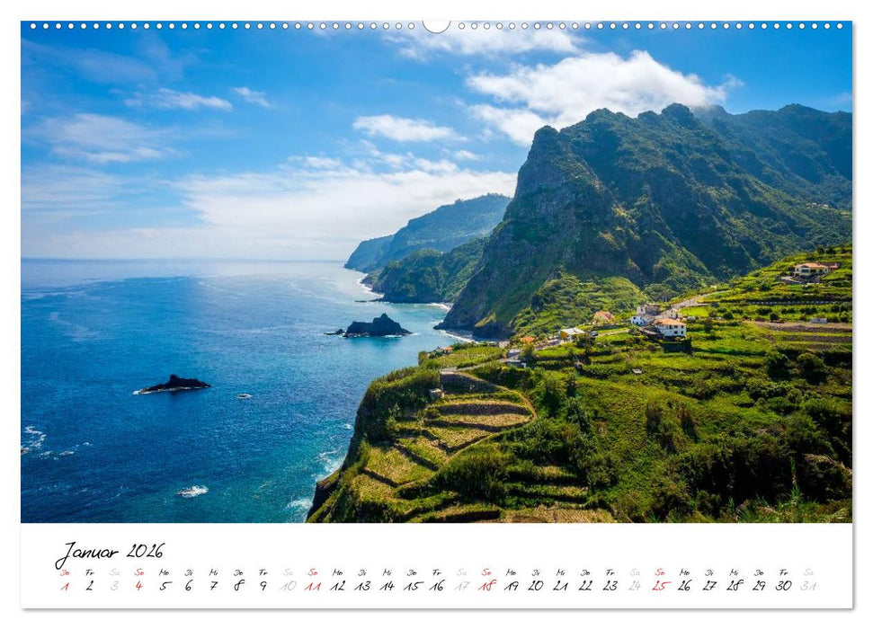 Madeira - ewiger Frühling (CALVENDO Premium Wandkalender 2026)