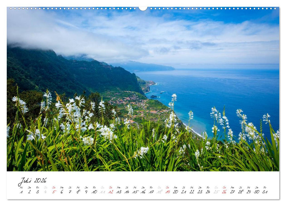 Madeira - ewiger Frühling (CALVENDO Premium Wandkalender 2026)