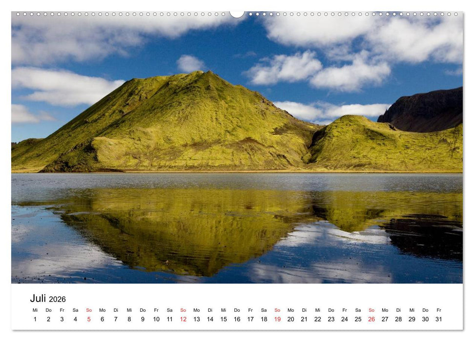 Island Natur pur (CALVENDO Premium Wandkalender 2026)