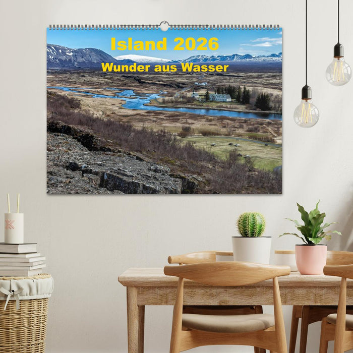 Island – Wunder aus Wasser (CALVENDO Wandkalender 2026)