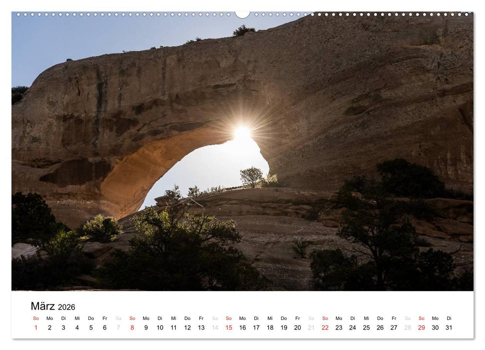Nationalparks in Utah (CALVENDO Wandkalender 2026)
