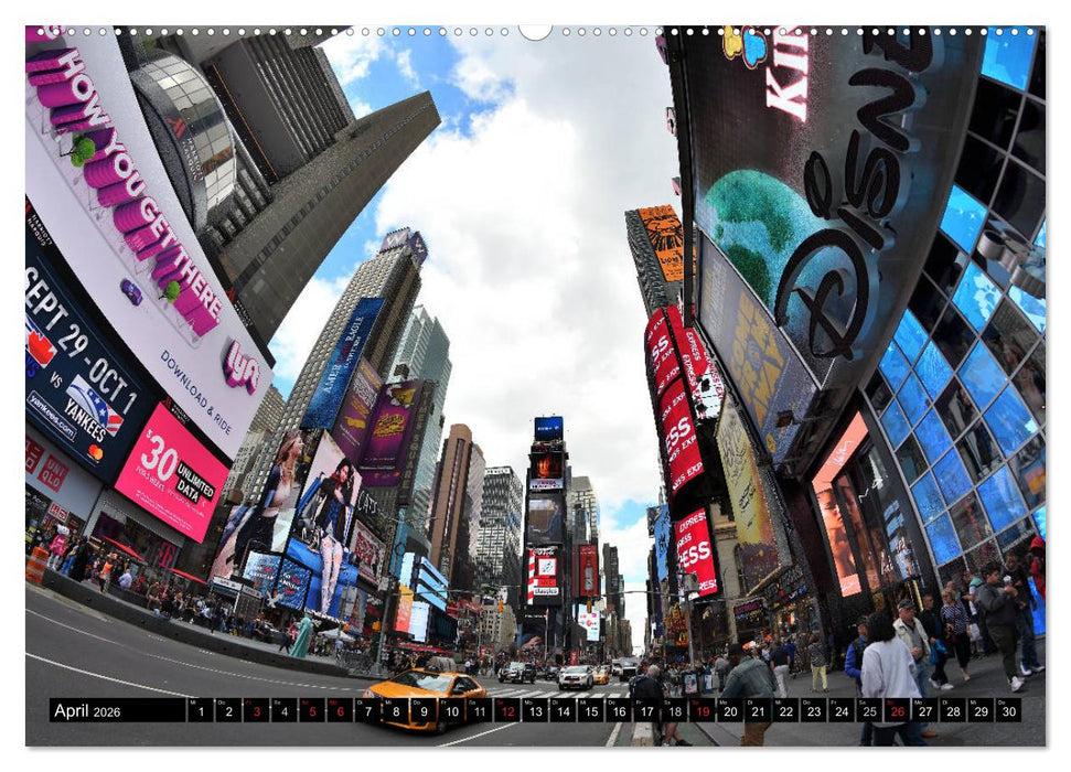 New York City - Zwischen Hudson und East River (CALVENDO Wandkalender 2026)