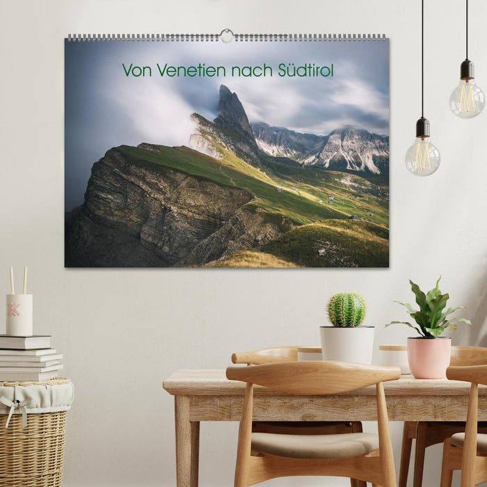 Von Venetien nach Südtirol (CALVENDO Wandkalender 2026)