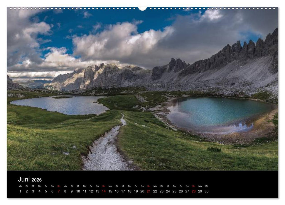 Von Venetien nach Südtirol (CALVENDO Wandkalender 2026)