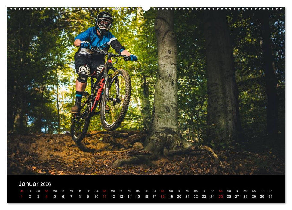 Mountainbike Action (CALVENDO Wandkalender 2026)