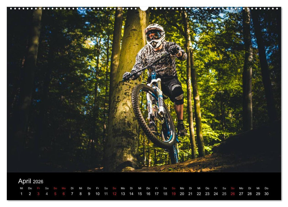 Mountainbike Action (CALVENDO Wandkalender 2026)