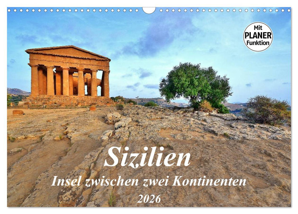 Sizilien - Insel zwischen zwei Kontinenten (CALVENDO Wandkalender 2026)