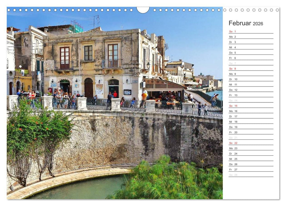 Sizilien - Insel zwischen zwei Kontinenten (CALVENDO Wandkalender 2026)