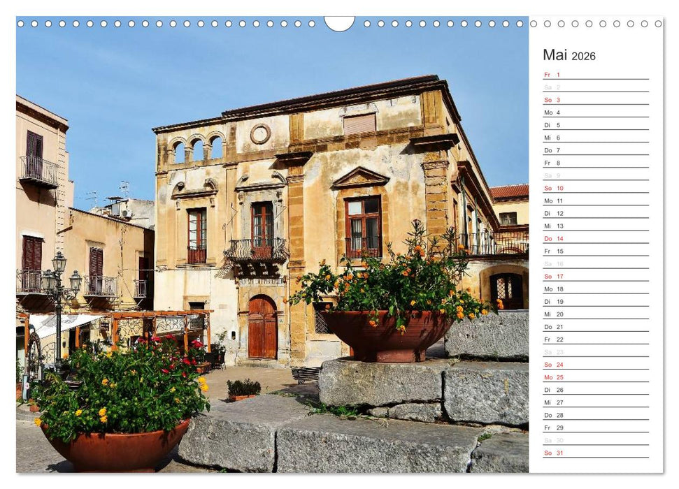 Sizilien - Insel zwischen zwei Kontinenten (CALVENDO Wandkalender 2026)