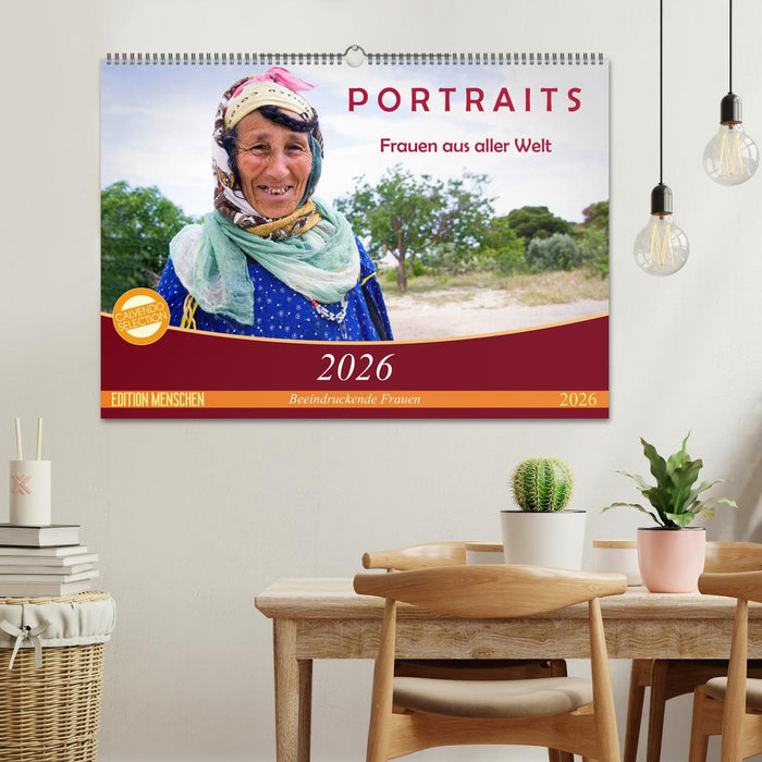 PORTRAITS - Frauen aus aller Welt (CALVENDO Wandkalender 2026)