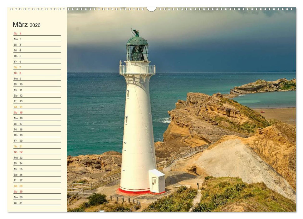 Leuchttürme - maritime Wegweiser weltweit (CALVENDO Wandkalender 2026)