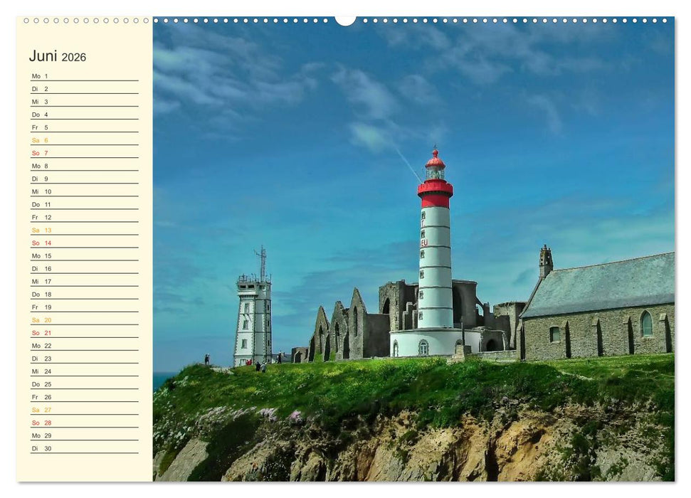 Leuchttürme - maritime Wegweiser weltweit (CALVENDO Wandkalender 2026)