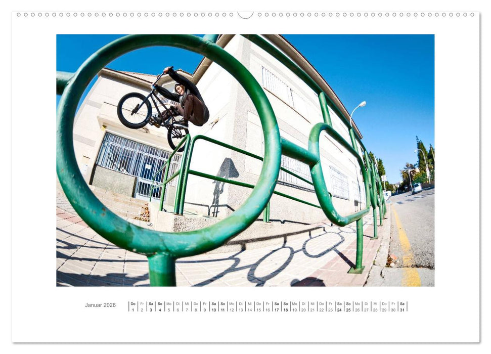 fullbmxcrmo4130 - bmx fotografie von tim korbmacher (CALVENDO Wandkalender 2026)
