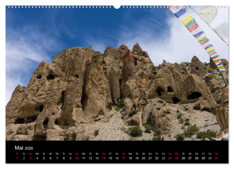 MUSTANG - das verborgene Königreich im Himalaya (CALVENDO Premium Wandkalender 2026)