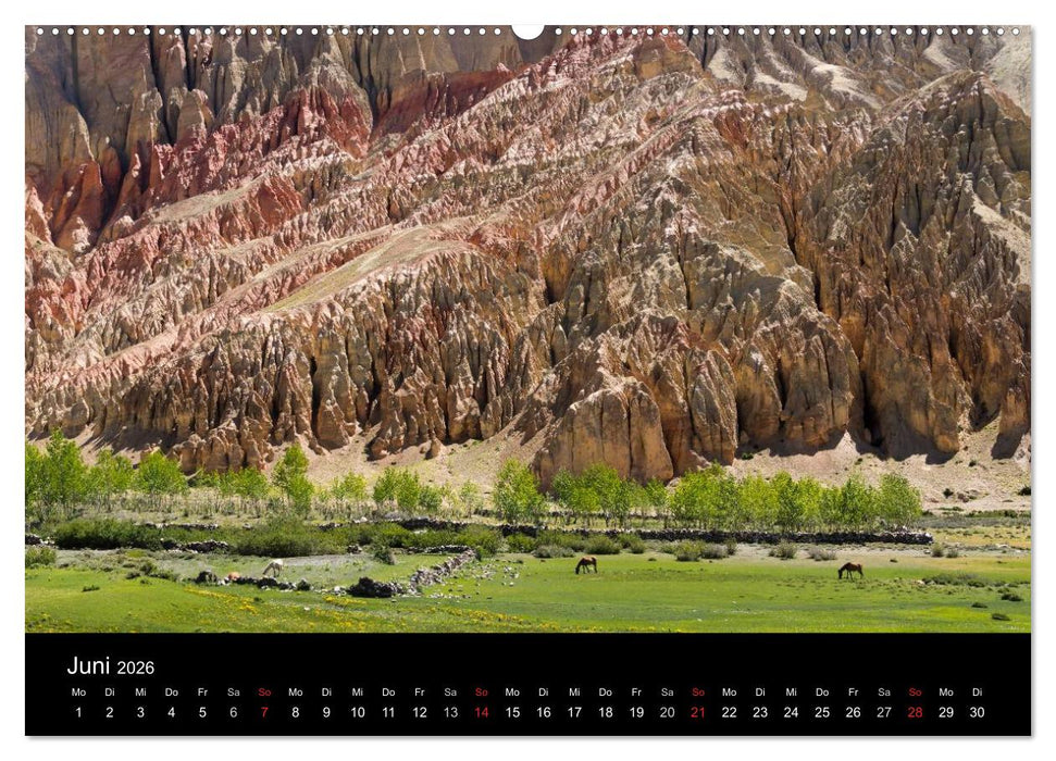 MUSTANG - das verborgene Königreich im Himalaya (CALVENDO Premium Wandkalender 2026)