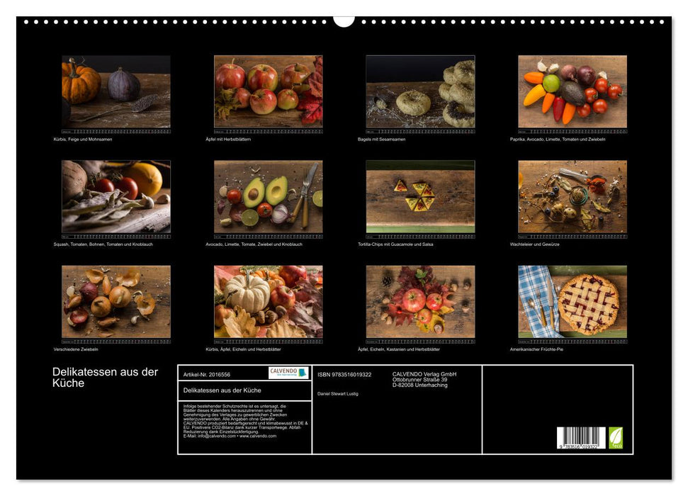 Delikatessen aus der Küche (CALVENDO Wandkalender 2026)