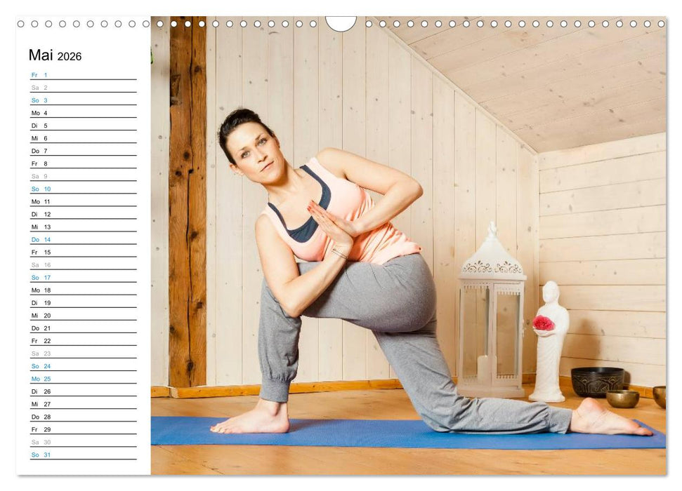 Yoga - ganz einfach zuhause (CALVENDO Wandkalender 2026)