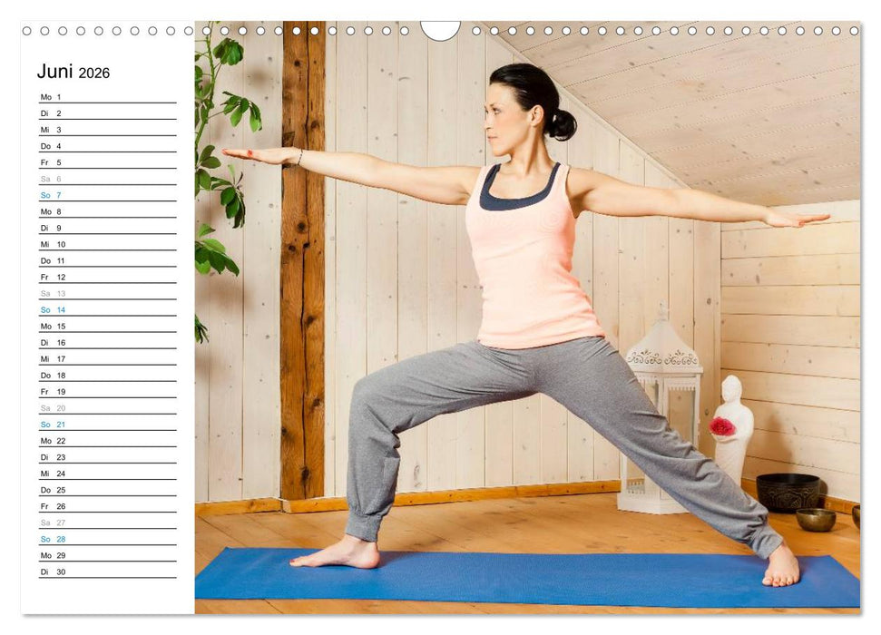 Yoga - ganz einfach zuhause (CALVENDO Wandkalender 2026)