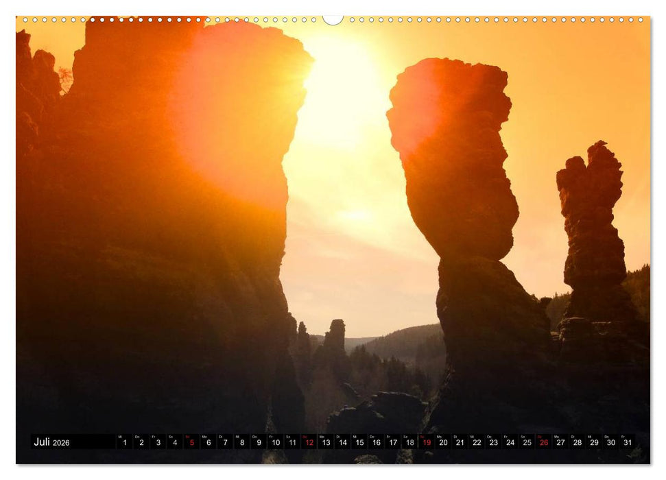Bilder aus dem Nationalpark Sächsische Schweiz (CALVENDO Premium Wandkalender 2026)