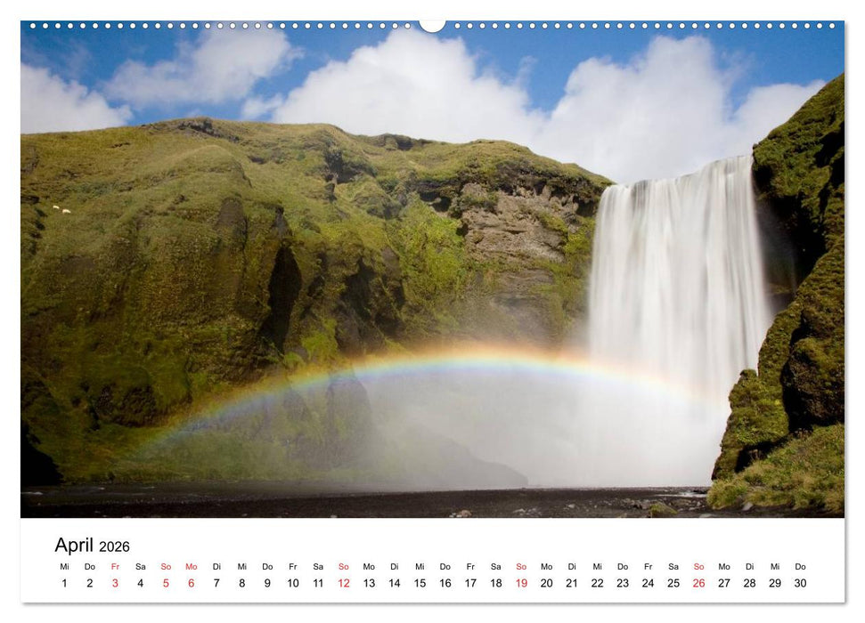 Island Natur pur (CALVENDO Wandkalender 2026)
