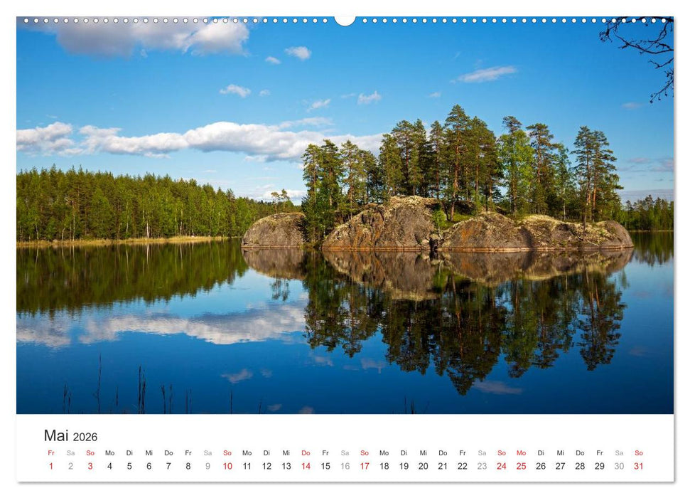 Landschaften Finnlands (CALVENDO Wandkalender 2026)
