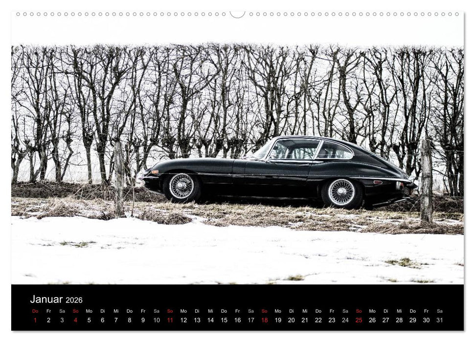 Jaguar E-Type 2026 (CALVENDO Premium Wandkalender 2026)