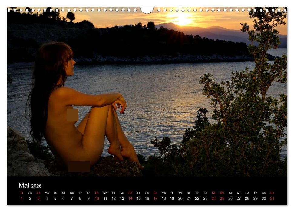 Gymnos - nackt in Griechenland 2026 (CALVENDO Wandkalender 2026)