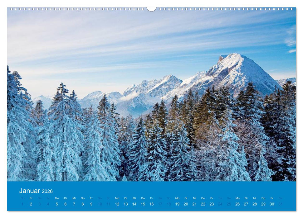 Berg, Land und Meer - Eine Reise durch die Landschaften (CALVENDO Premium Wandkalender 2026)