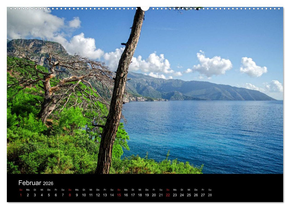Türkische Riviera - Entlang der lykischen Küste (CALVENDO Wandkalender 2026)