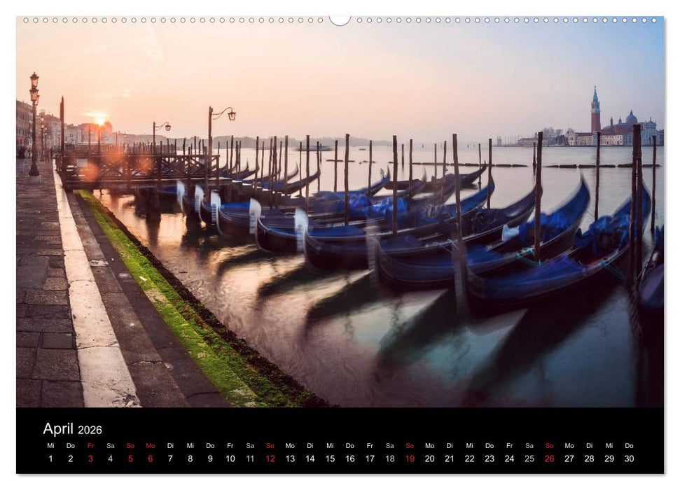 Venedig - Facetten einer Lagunenstadt (CALVENDO Premium Wandkalender 2026)