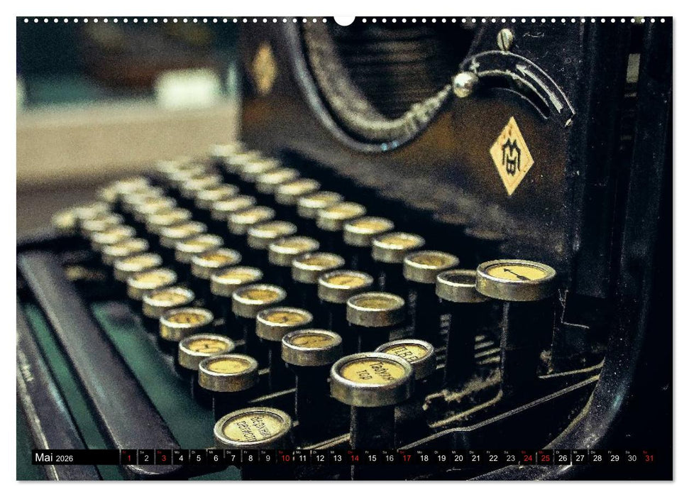 Antike Schreibmaschinen (CALVENDO Premium Wandkalender 2026)