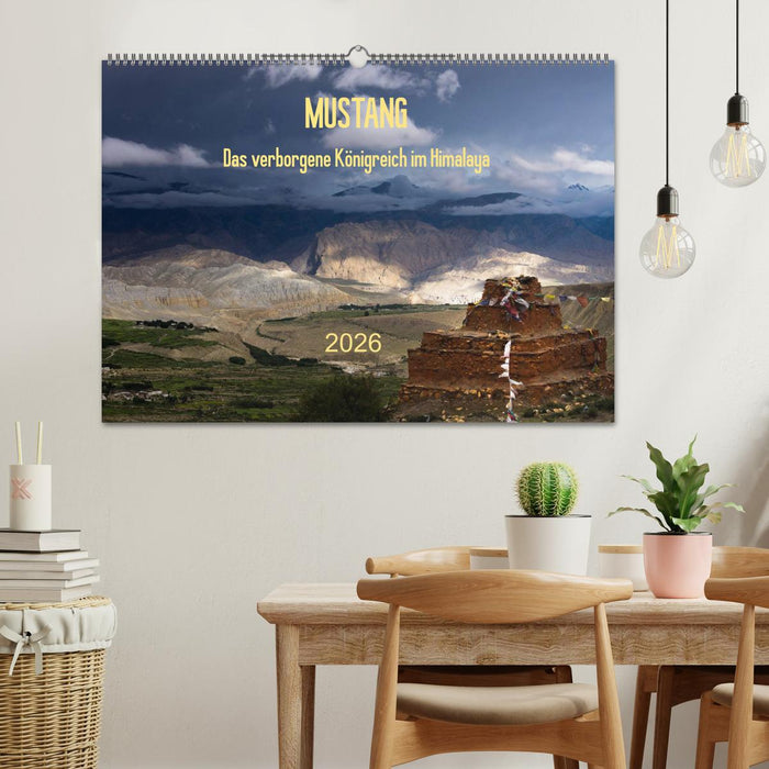 MUSTANG - das verborgene Königreich im Himalaya (CALVENDO Wandkalender 2026)
