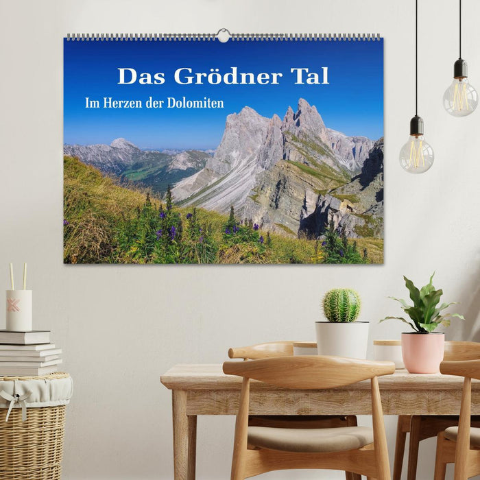 Das Grödner Tal - Im Herzen der Dolomiten (CALVENDO Wandkalender 2026)