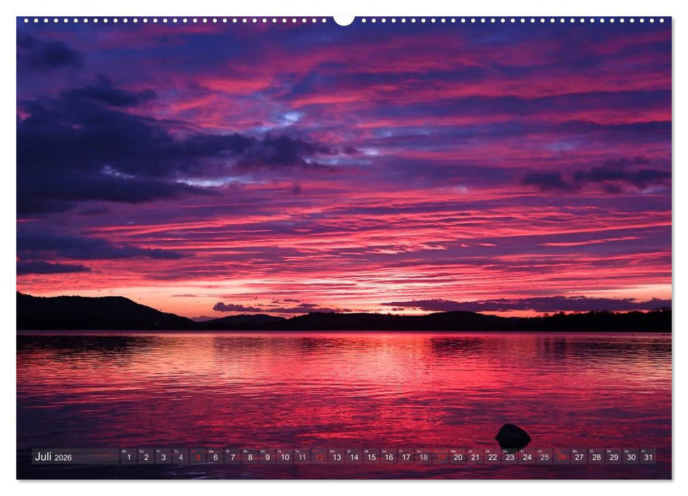 Bodensee zur blauen Stunde (CALVENDO Premium Wandkalender 2026)