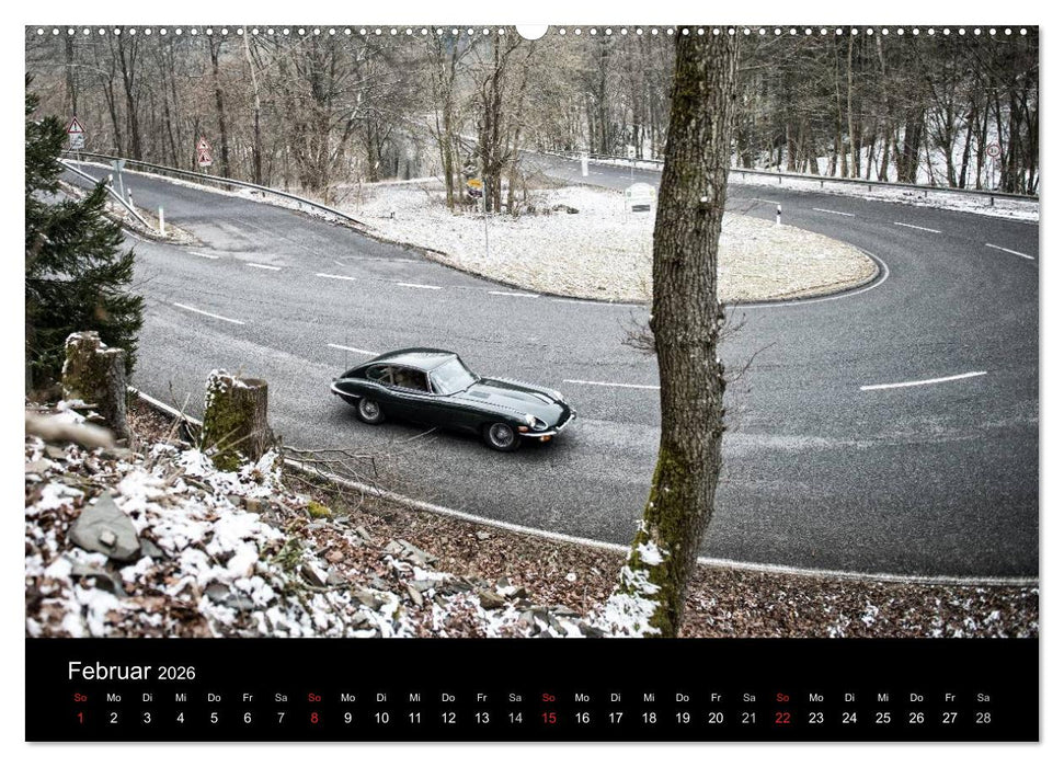 Jaguar E-Type 2026 (CALVENDO Wandkalender 2026)